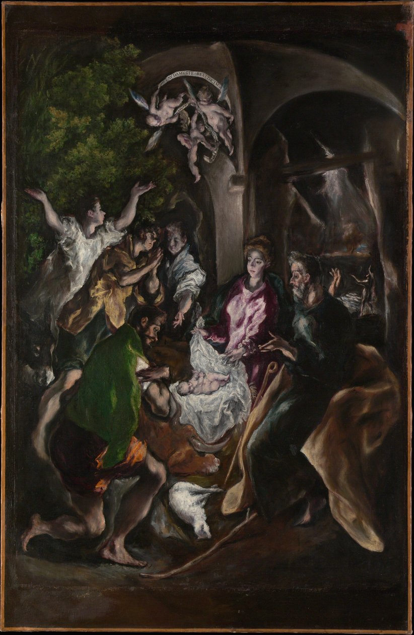 Herdarnas tillbedjan, c.1605-10 av El Greco