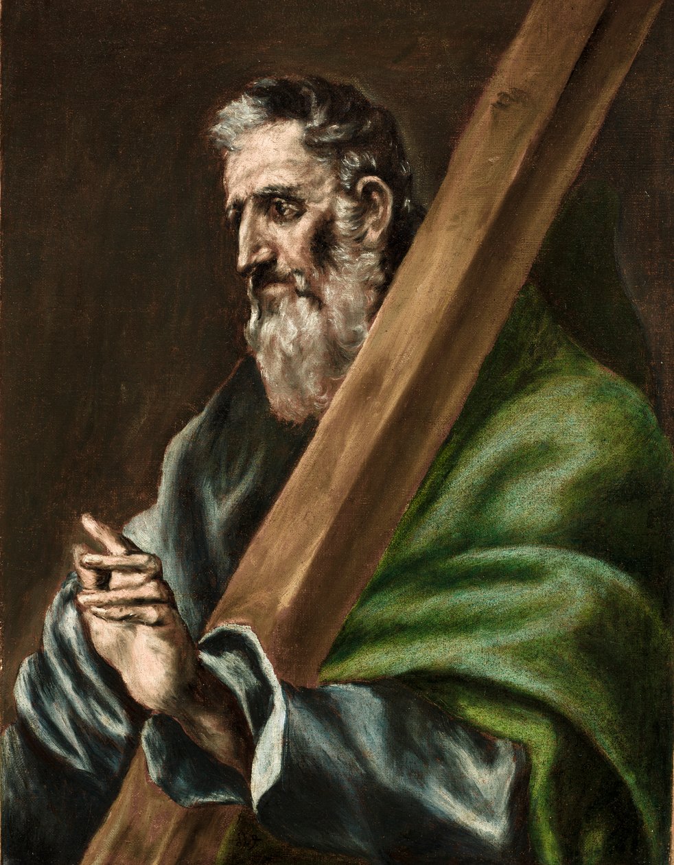 Aposteln St Andrew, ca 1600 av El Greco
