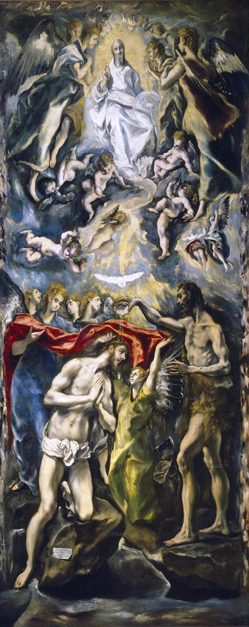 Kristi dop av El Greco