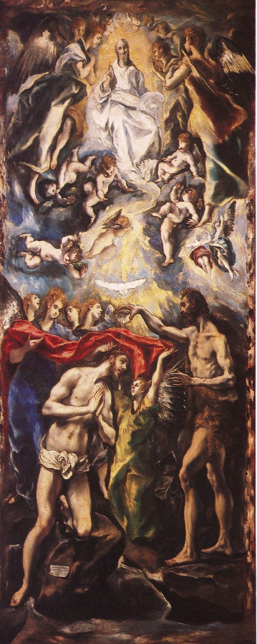 Kristi dop av El Greco