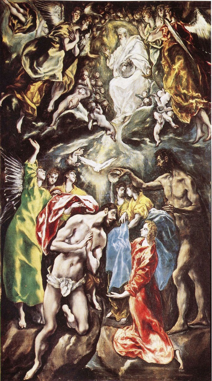 Kristi dop av El Greco