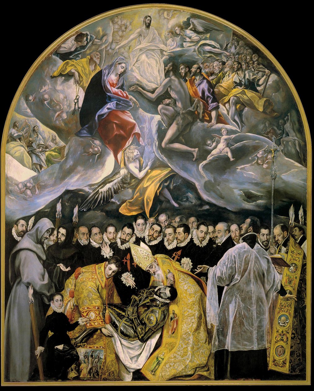 Begravningen av greven av Orgaz av El Greco