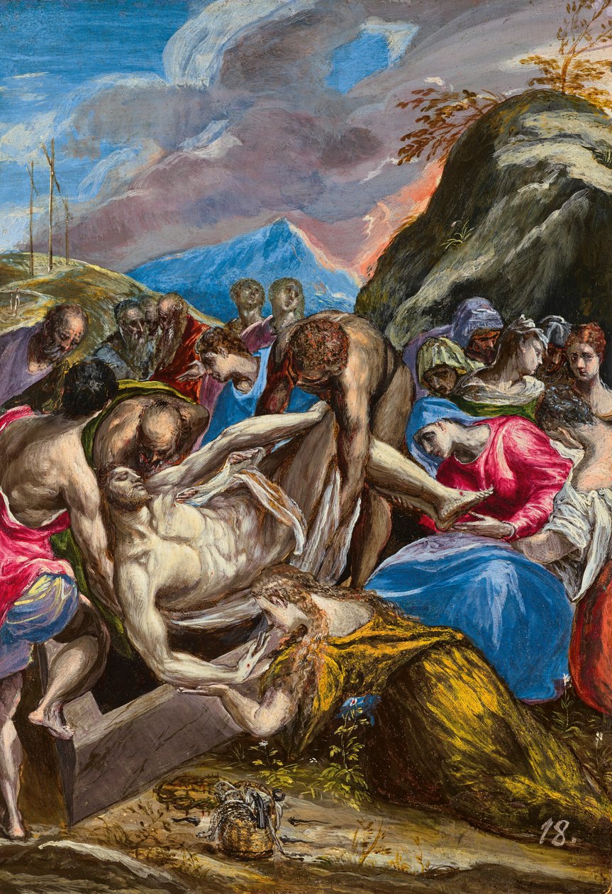 Kristi gravläggning av El Greco