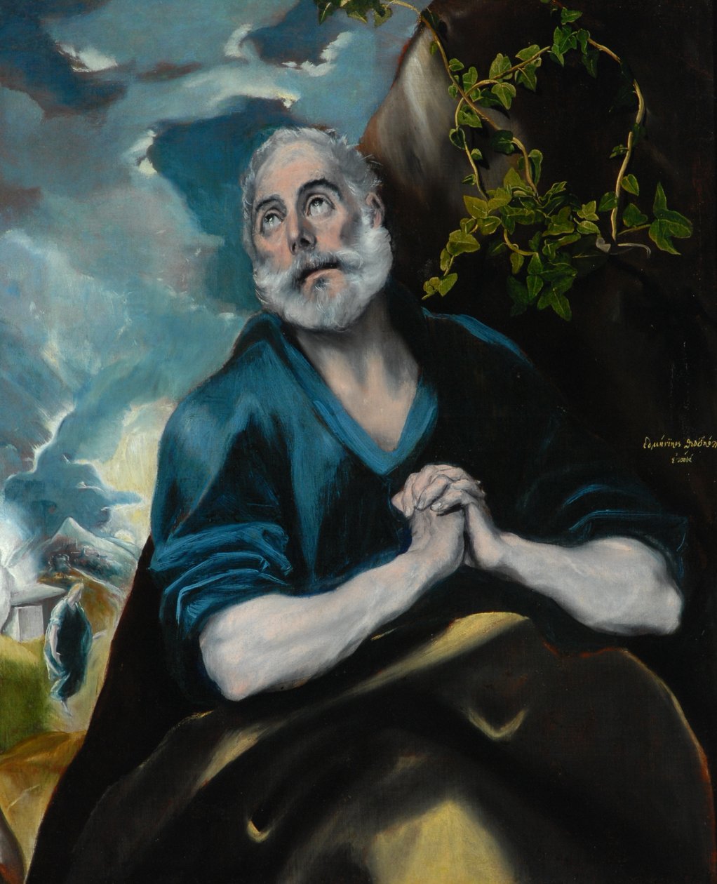Sankt Petrus tårar av El Greco