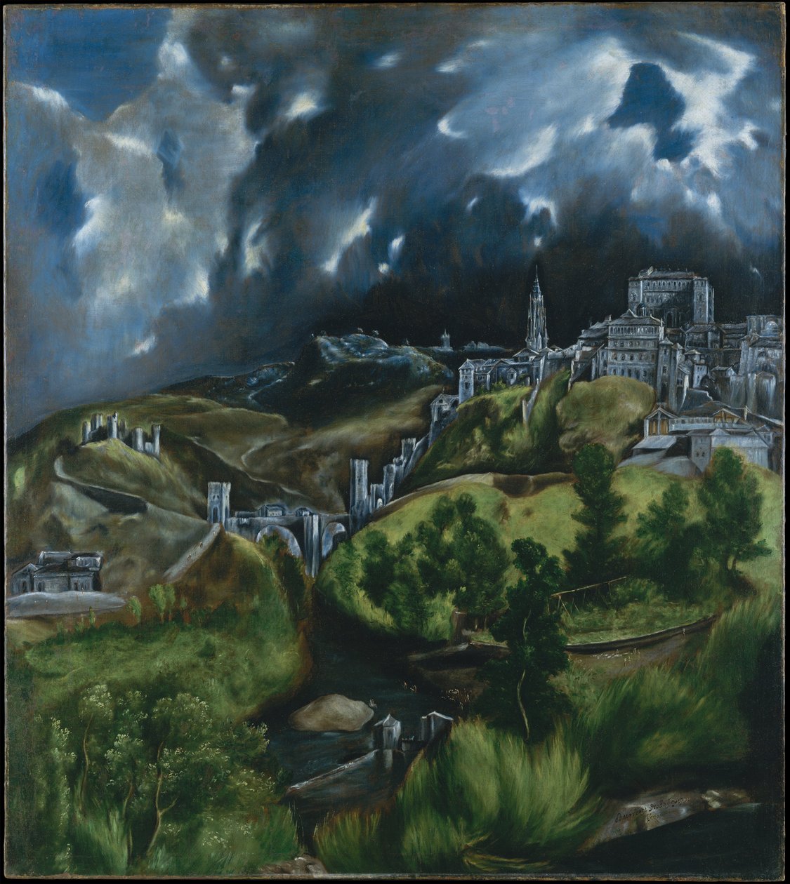 Utsikt över Toledo av El Greco