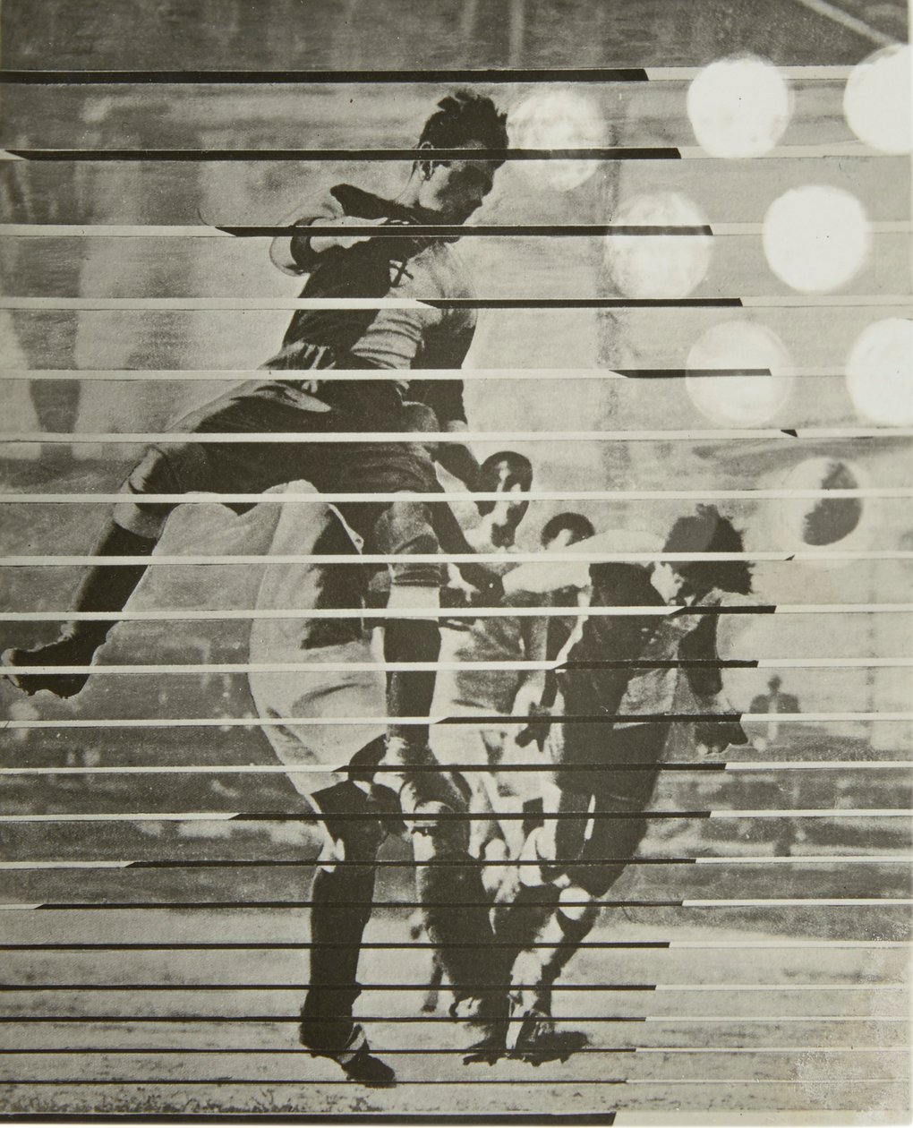 Fotbollsspelare, 1926. av Eliezer Markowich Lissitzky