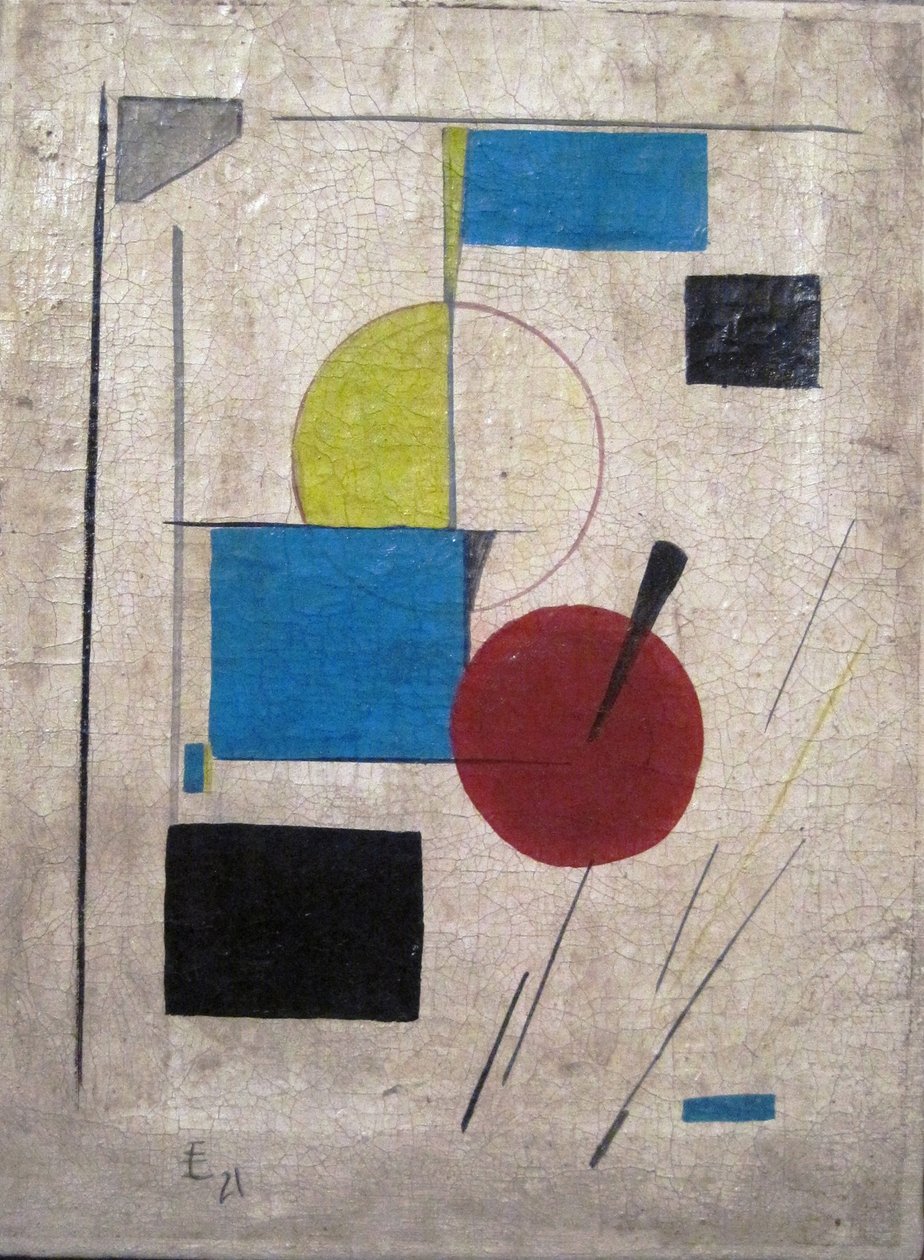 Suprematistisk komposition, 1921 av Eliezer Markowich Lissitzky