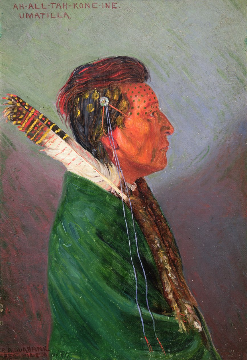 Ah-all-tah-kone-ine (olja på duk) av Elbridge Ayer Burbank