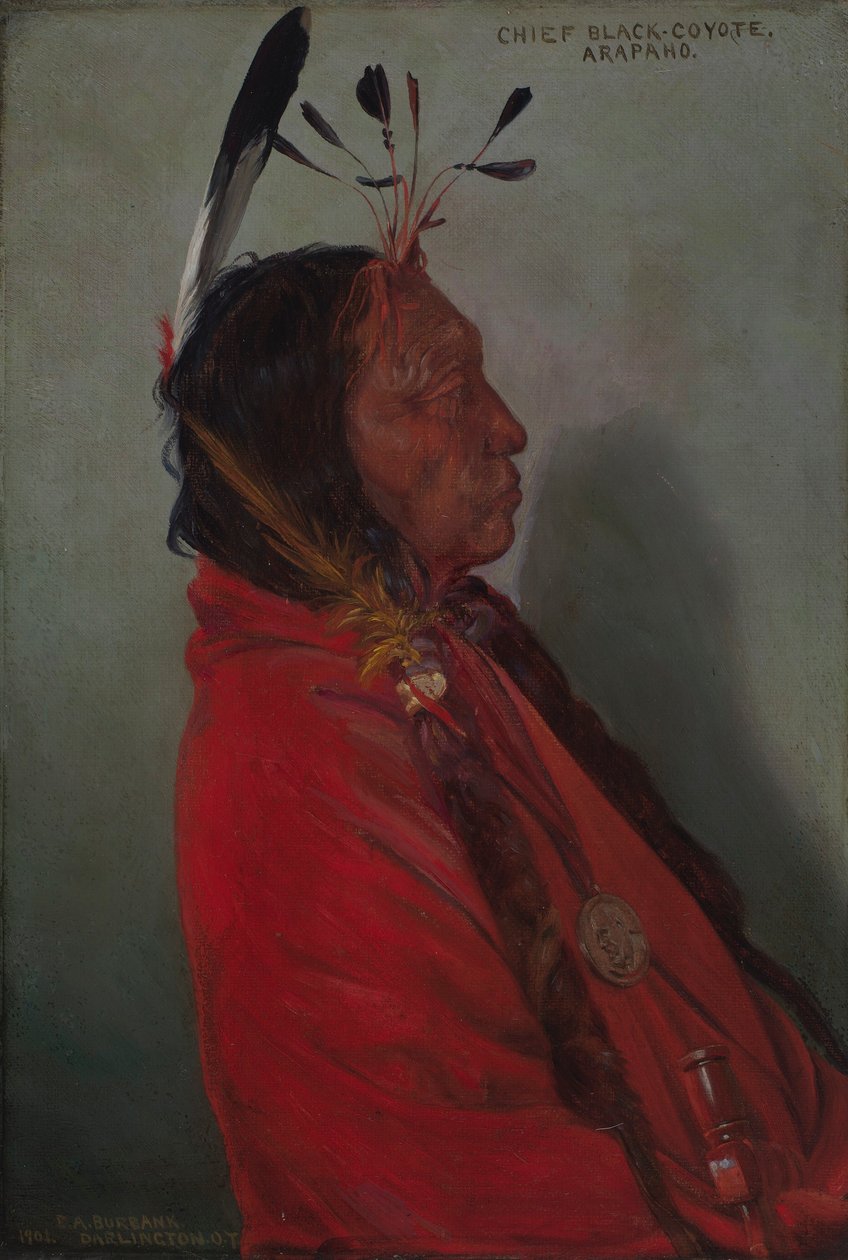 Chief Black-Coyote av Elbridge Ayer Burbank