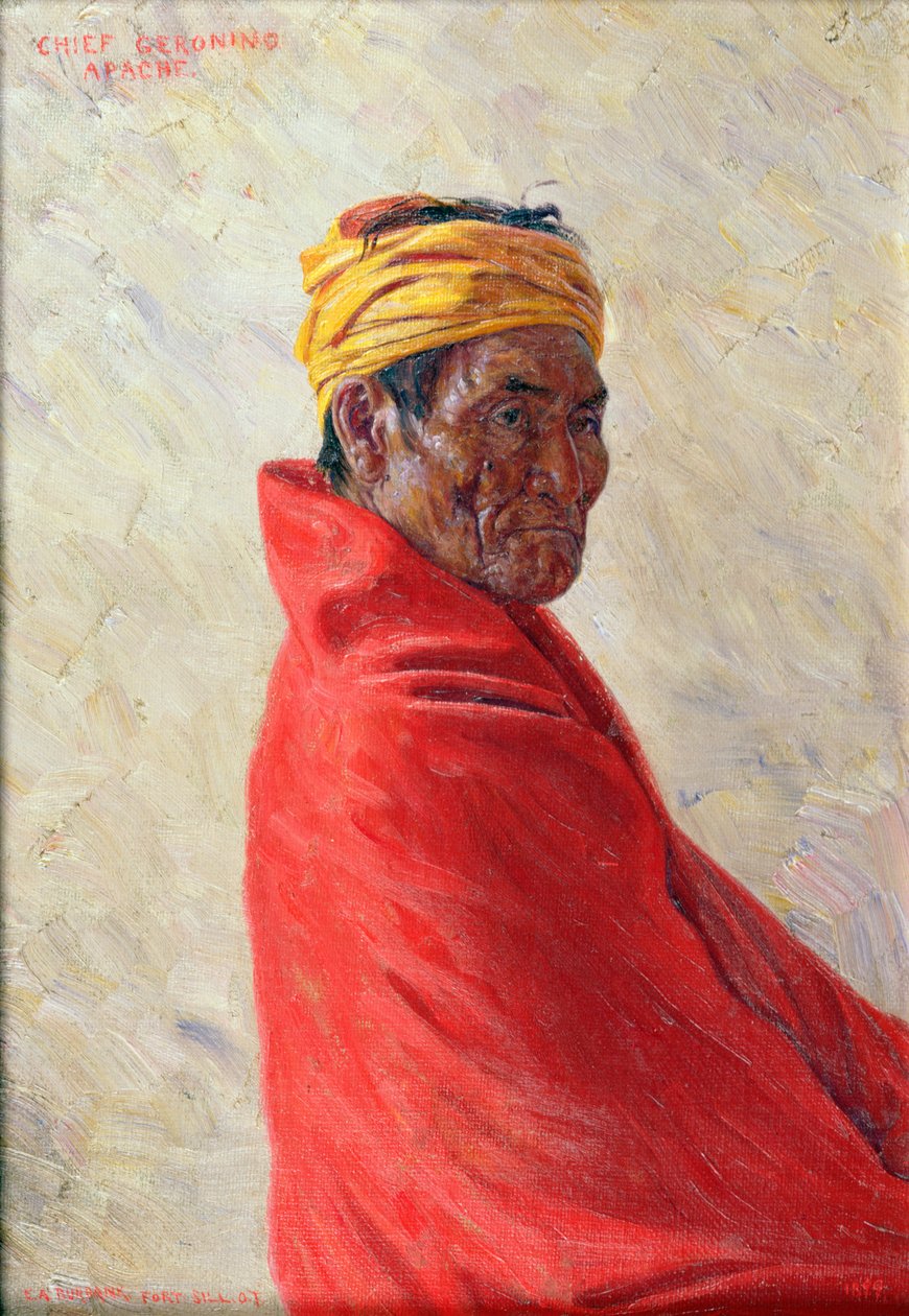 Hövding Geronimo av Elbridge Ayer Burbank