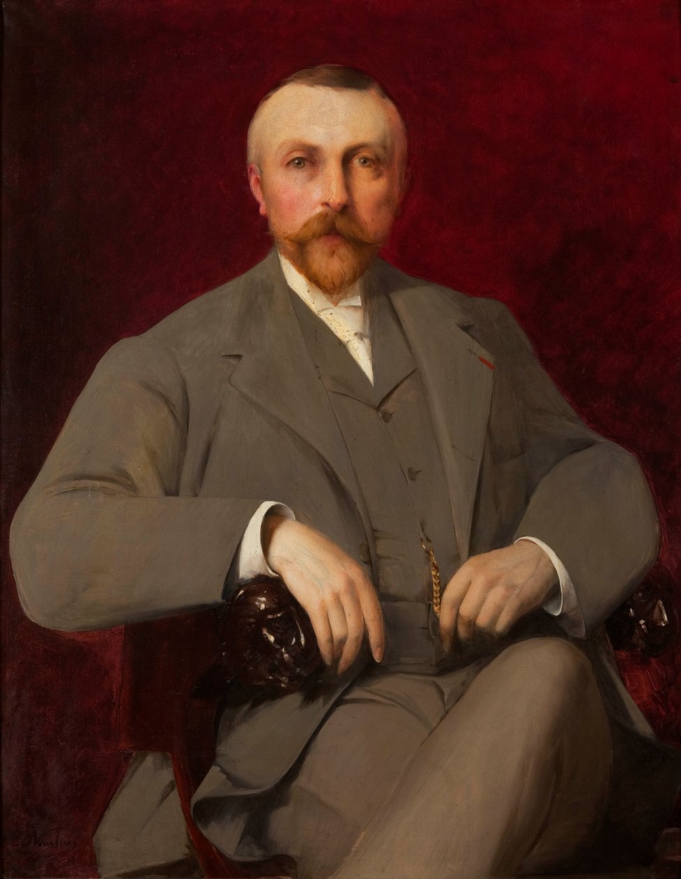 Porträtt av Paul Marmottan, 1898 av Elie Nonclercq