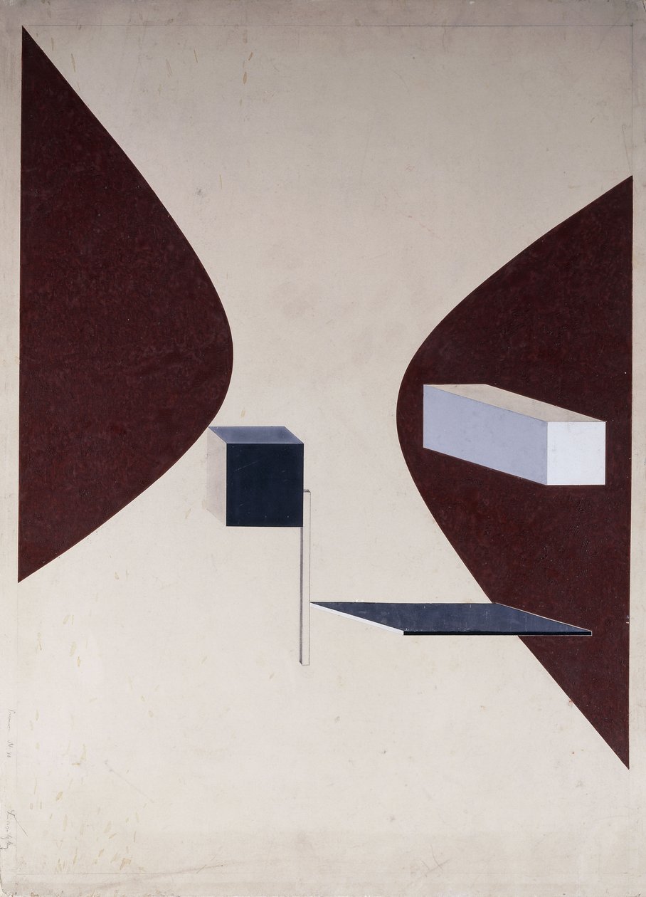 Prun N 90 av Eliezer Markowich Lissitzky