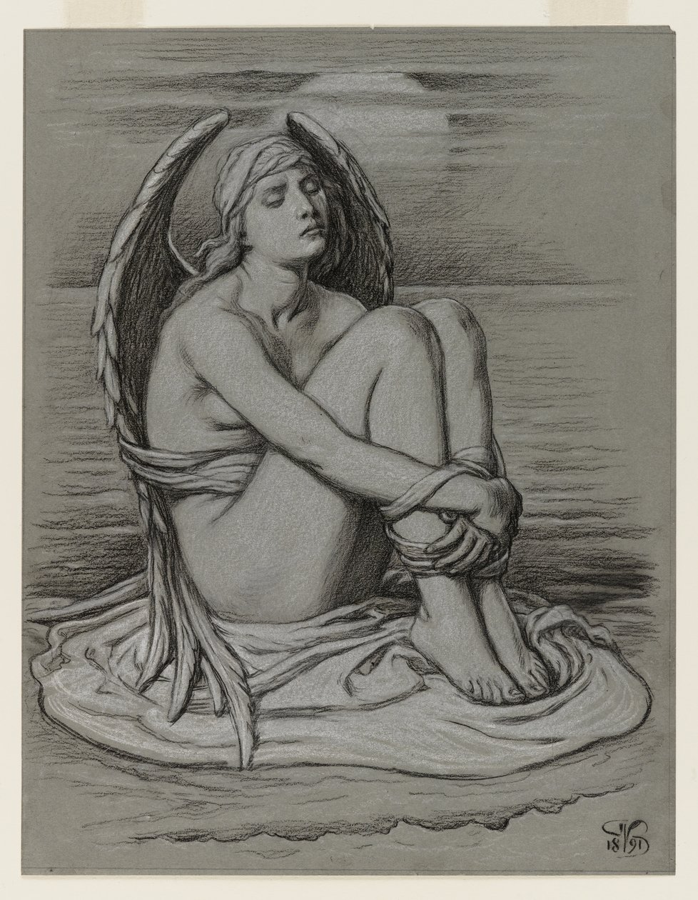 Inbunden ängel av Elihu Vedder