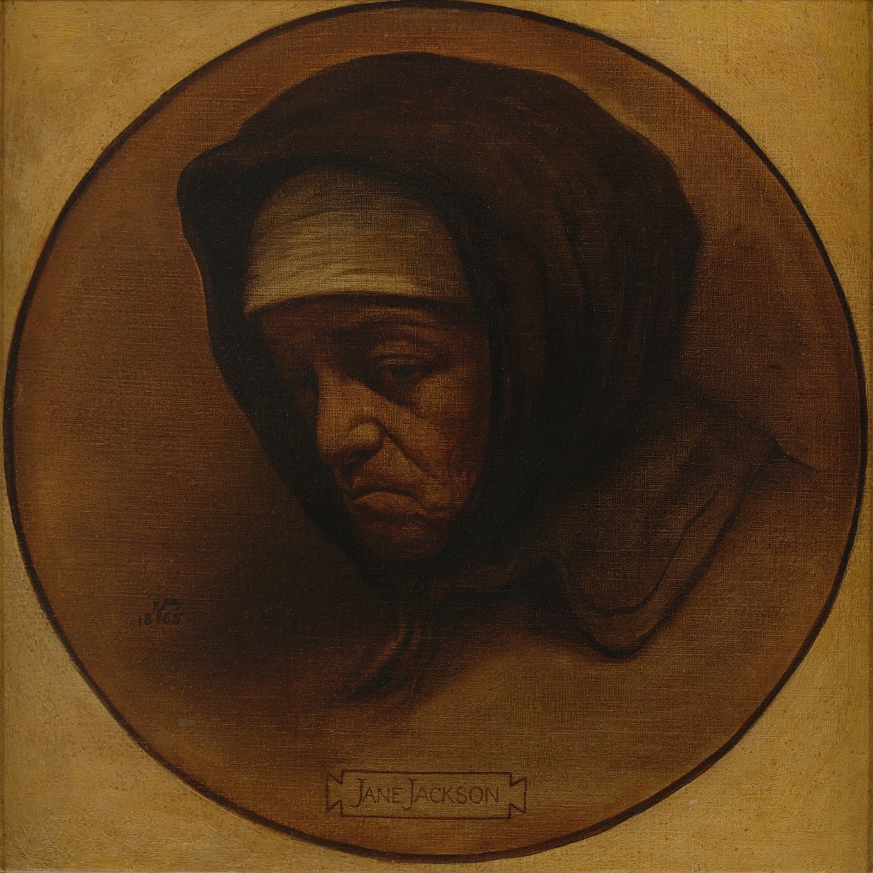 Jane Jackson, 1865 av Elihu Vedder