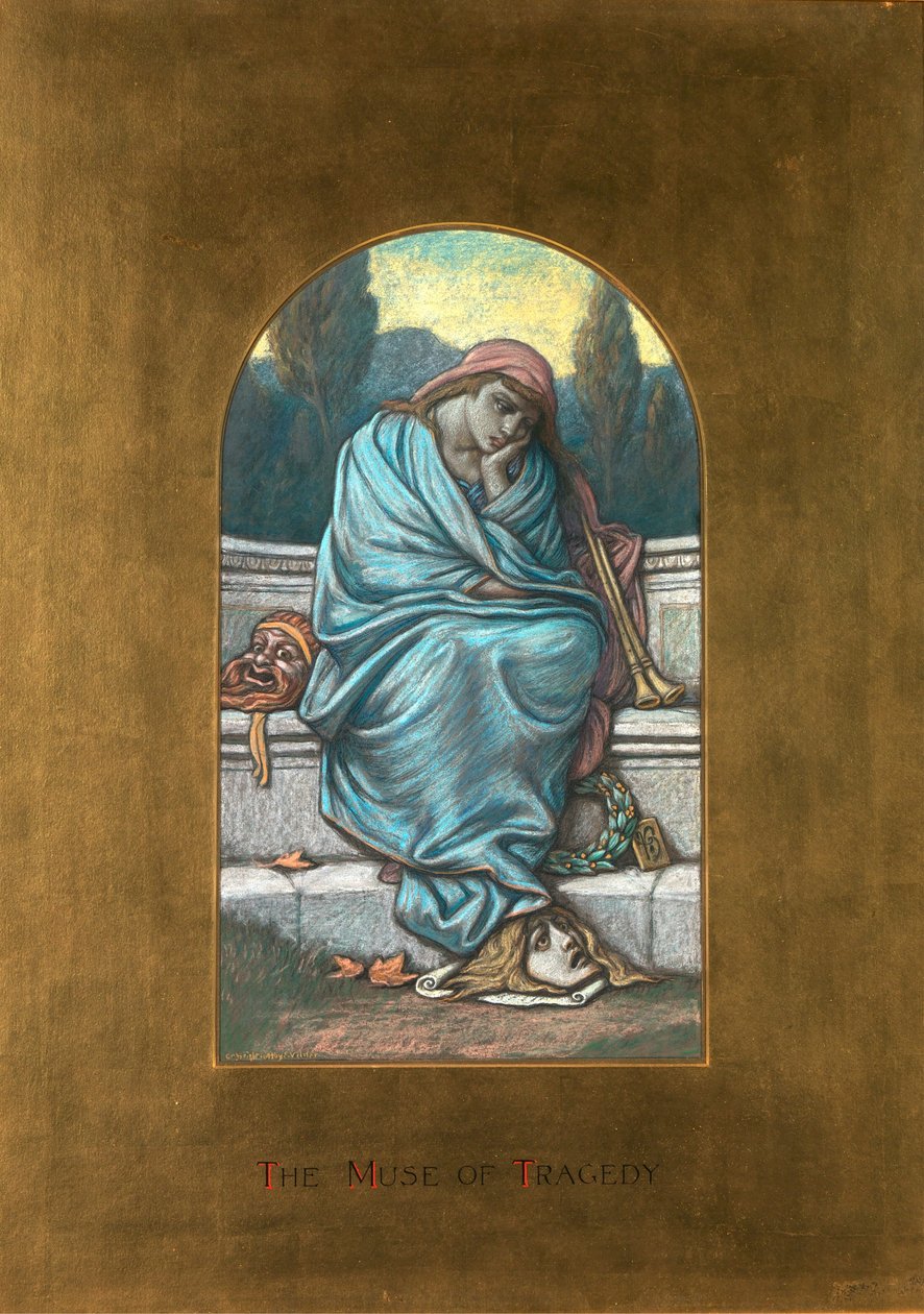 Tragedins musa av Elihu Vedder