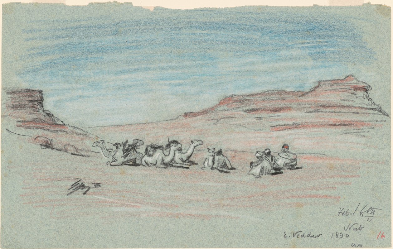 Nile Journey, nr 20 av Elihu Vedder