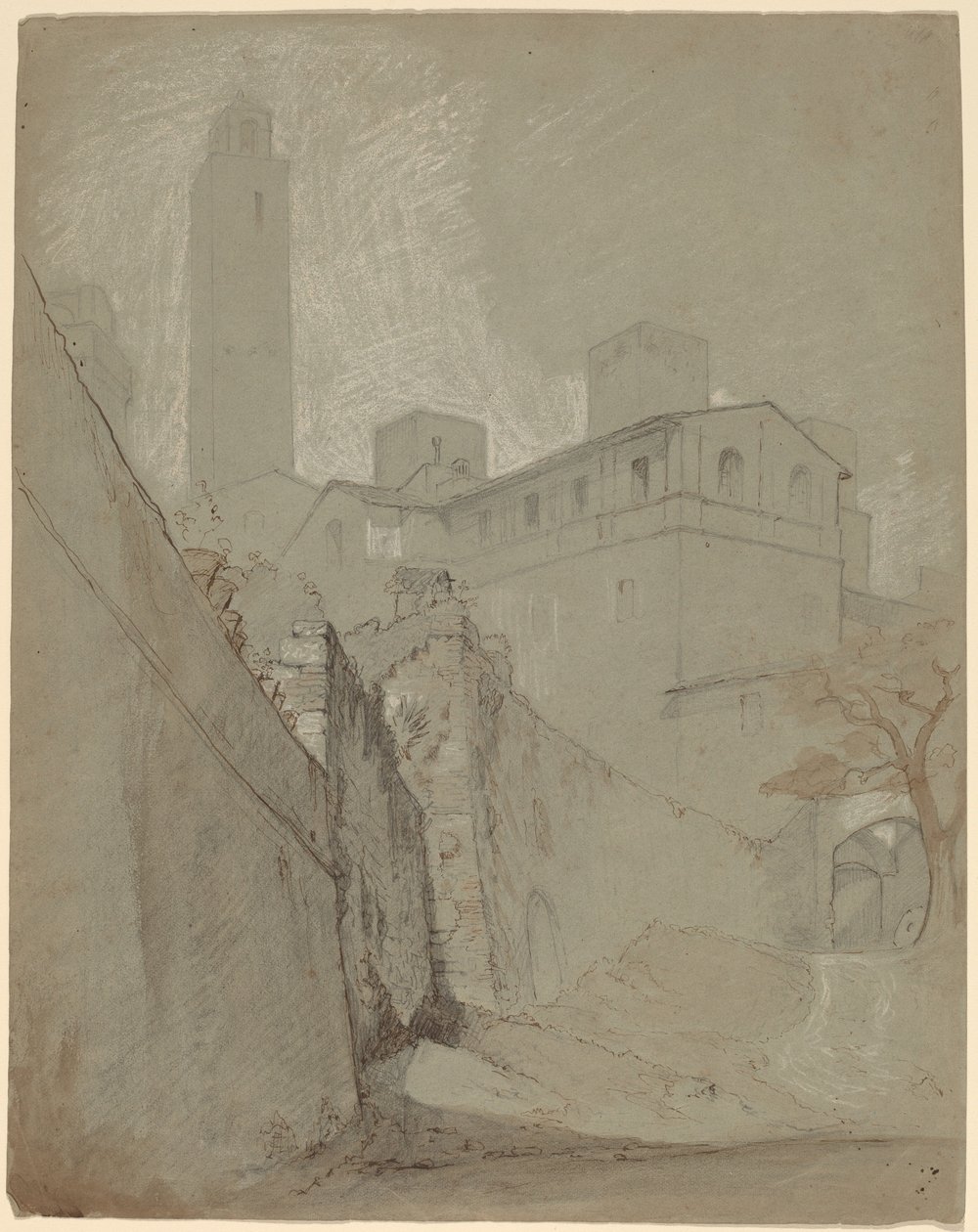 Orvieto av Elihu Vedder