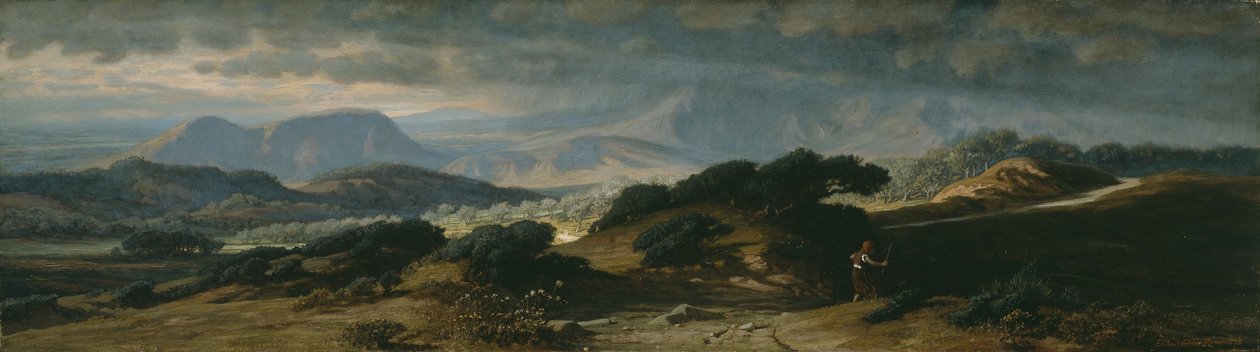 Storm i Umbrien, 1875 av Elihu Vedder