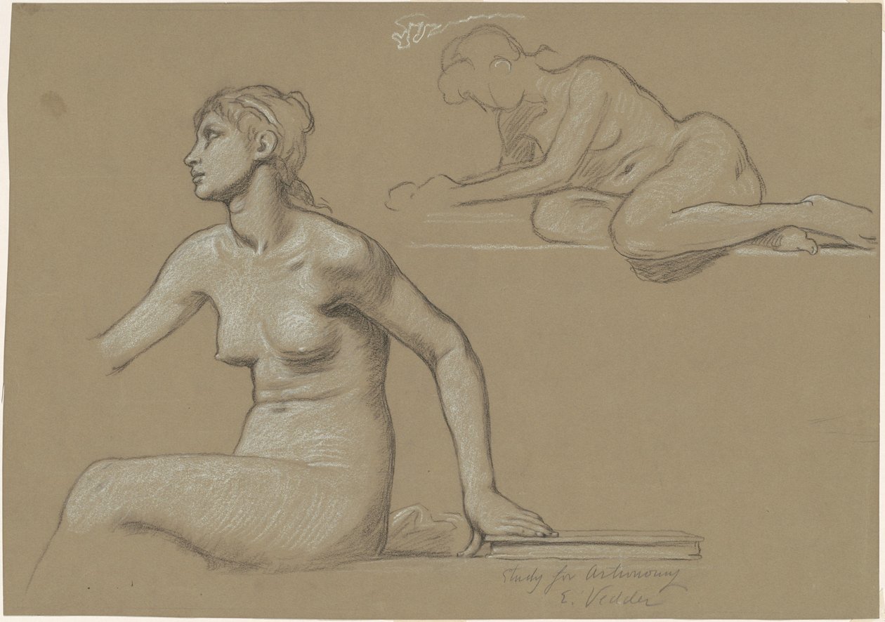 Studera för "Astronomy" av Elihu Vedder