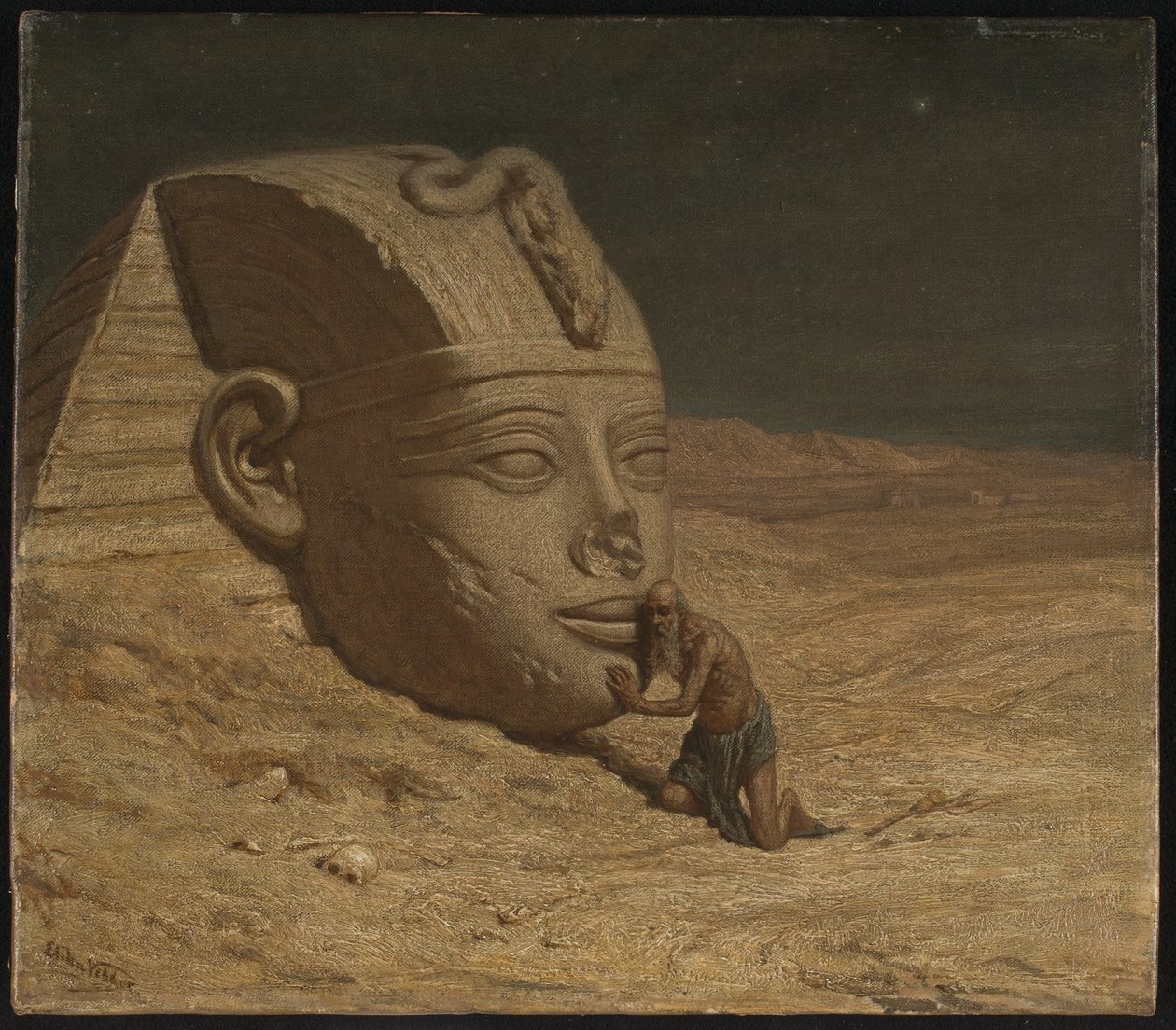 The Questioner of the Sphinx  av Elihu Vedder