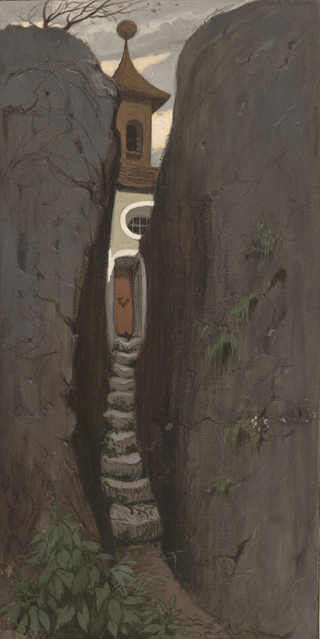 Glaserad, c. 1877. av Elihu Vedder