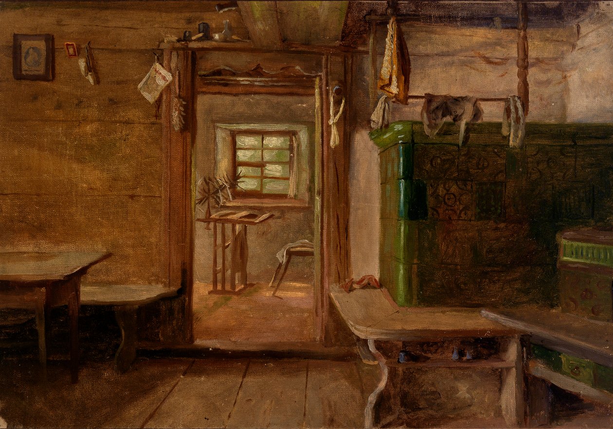 Interiör av ett hus, n.d. av Eliphalet Frazer Andrews