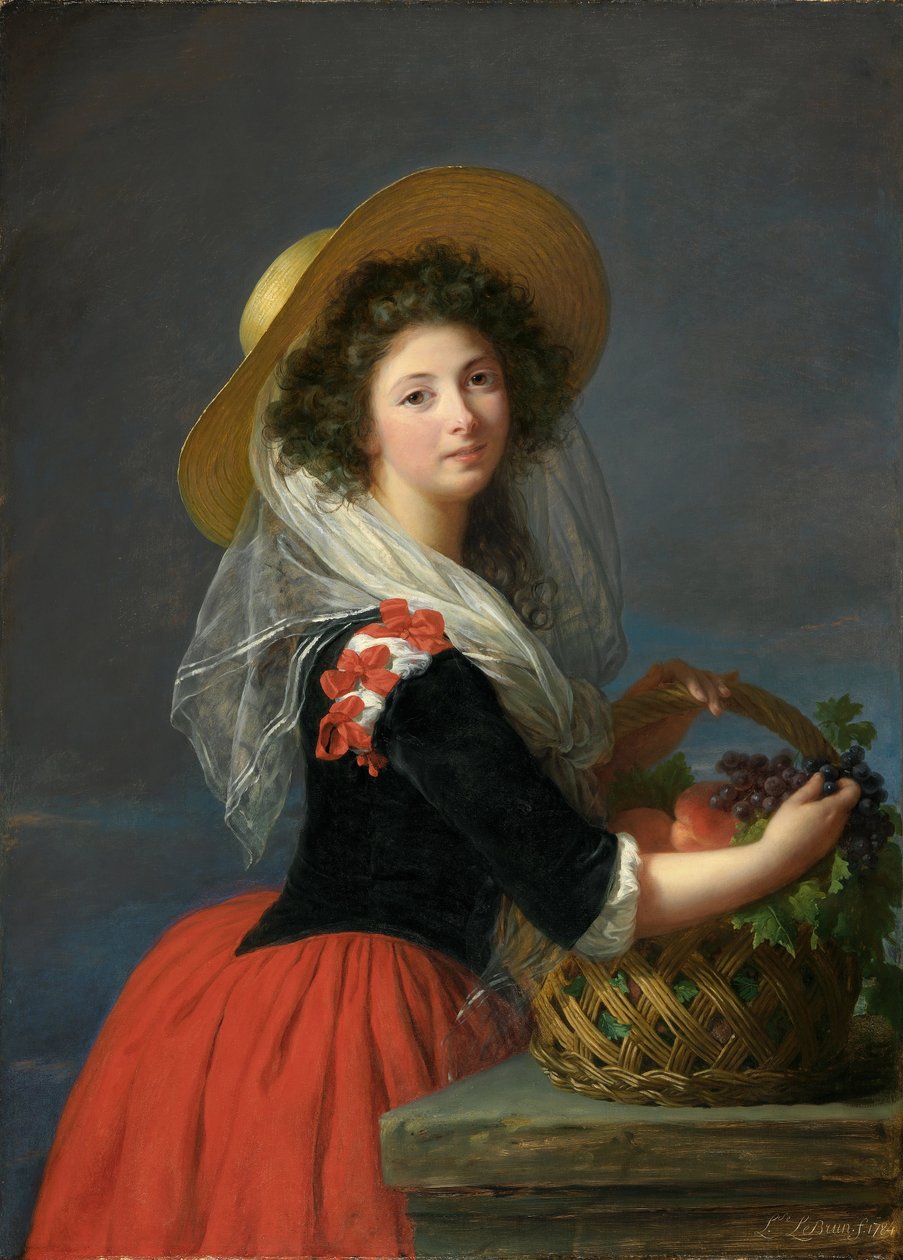 Porträtt av Marie Gabrielle de Gramont, hertiginna av Caderousse av Elisabeth Louise Vigee Lebrun