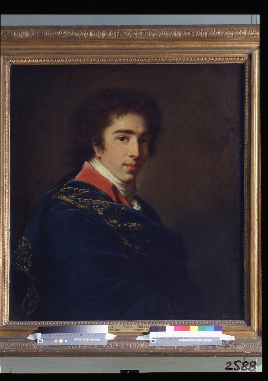 Porträtt av prins Ivan Baryatinsky, 1800 av Elisabeth Louise Vigee Lebrun