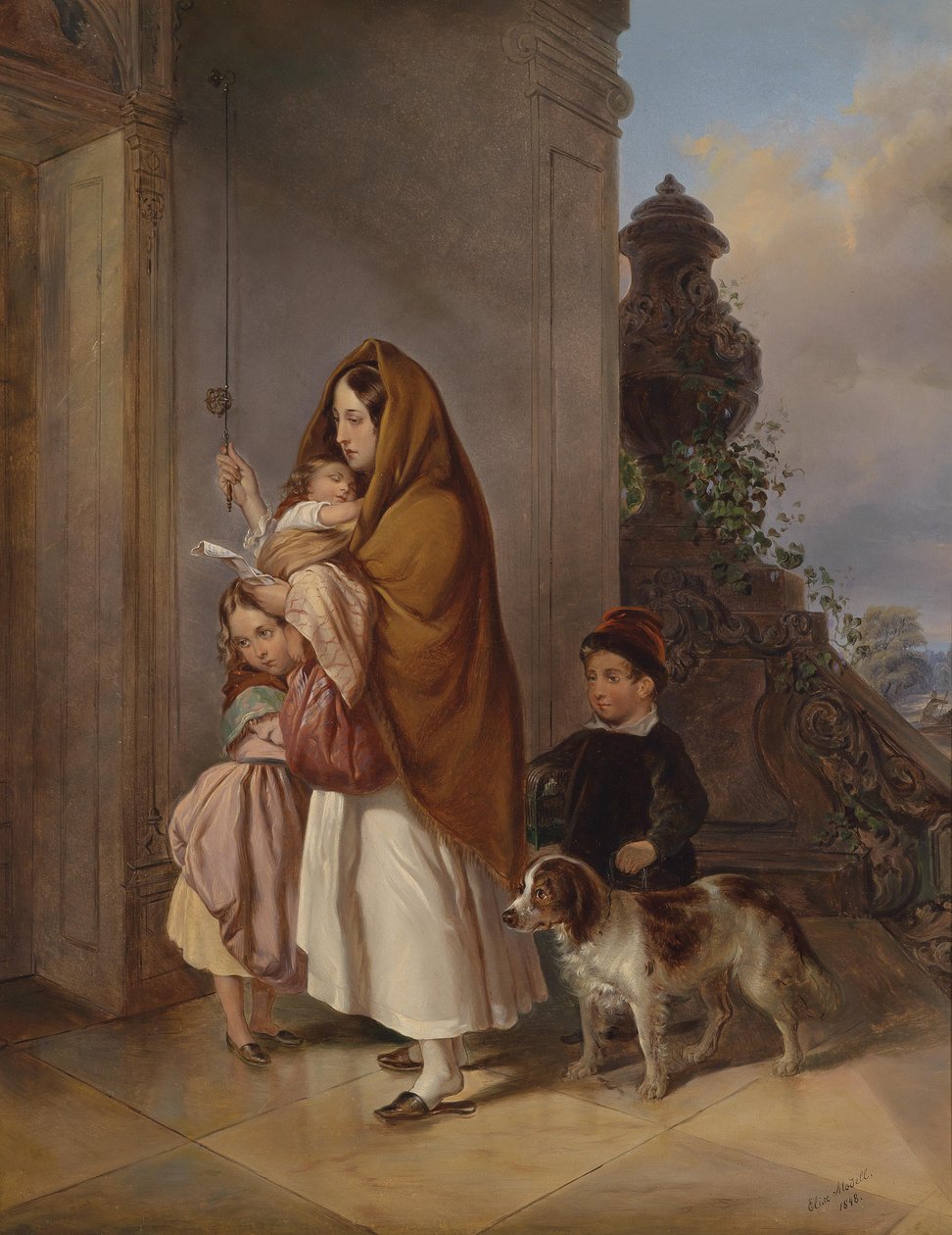 Mutter mit ihren Kindern in Not av Elisabeth Modell