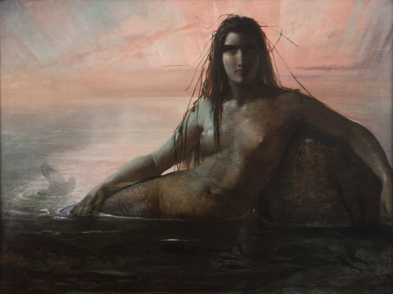 Sjöjungfru, 1847. av Elisabeth Jerichau Baumann