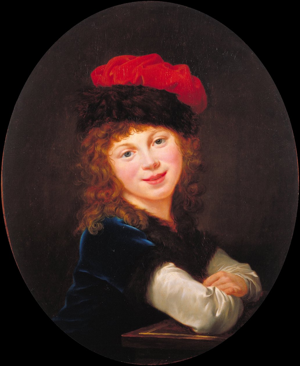 Porträtt av en flicka av Elisabeth Louise Vigee Lebrun