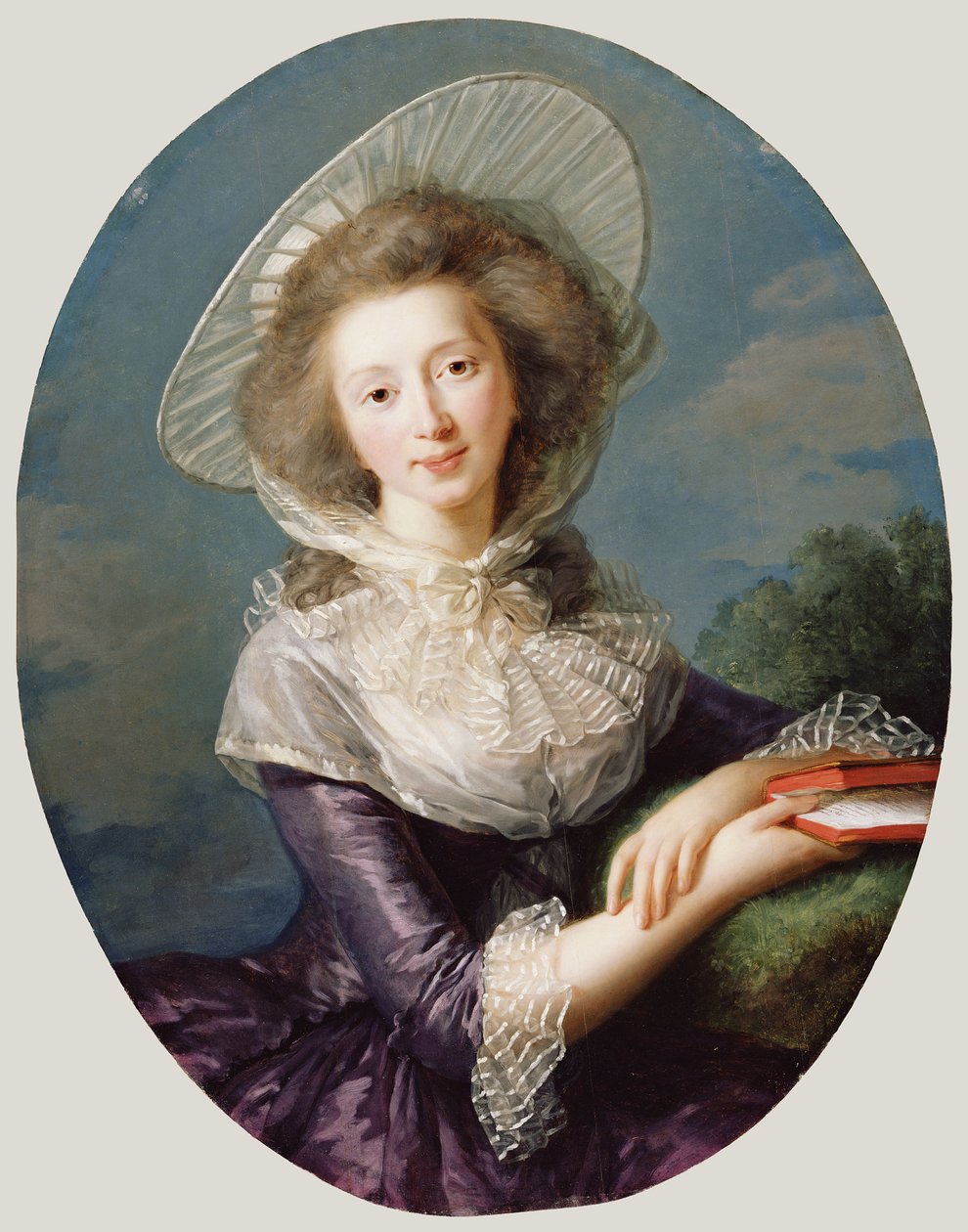 Viscountessan av Vaudreuil av Elisabeth Louise Vigee Lebrun