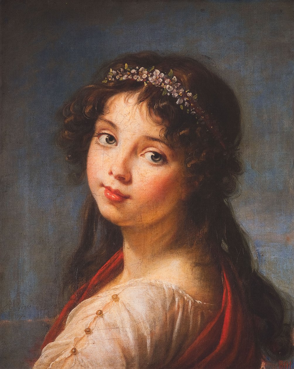 Julie Lebrun. Målning av Elisabeth Vigée-Lebrun av Elisabeth Vigée Lebrun
