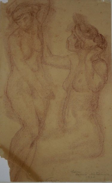 Female nudes av Eliseu Visconti