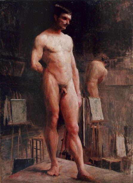 Male nude av Eliseu Visconti