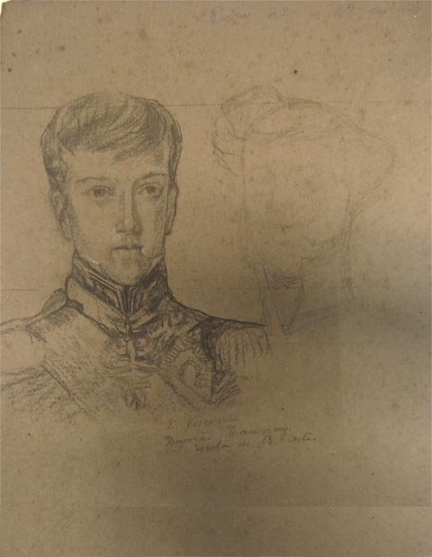 Pedro II of Brazil, aged 9 av Eliseu Visconti