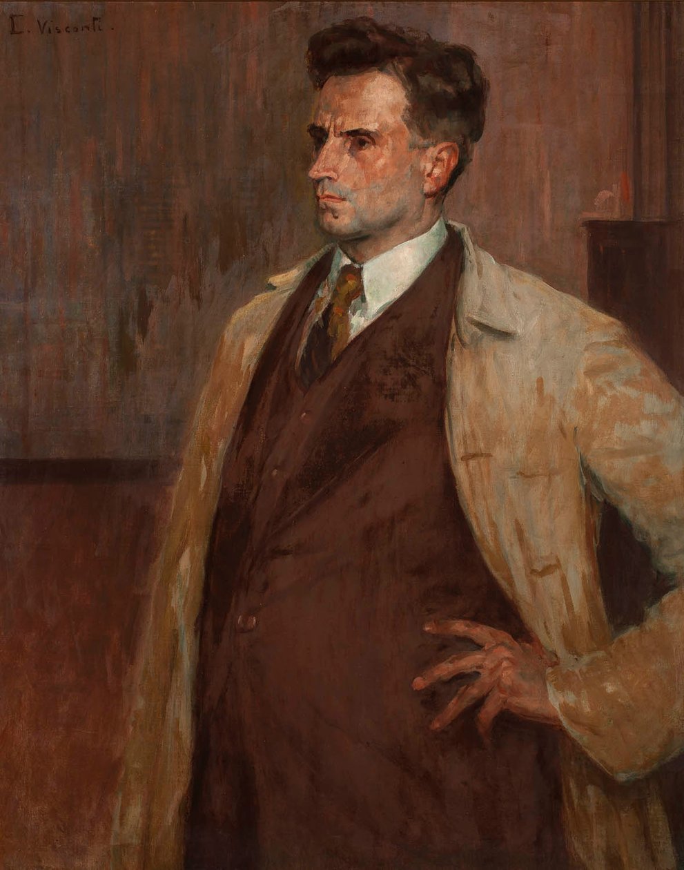 Portrait of the sculptor Joao Zacco Parana av Eliseu Visconti