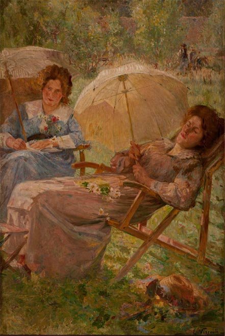 Sun bath av Eliseu Visconti