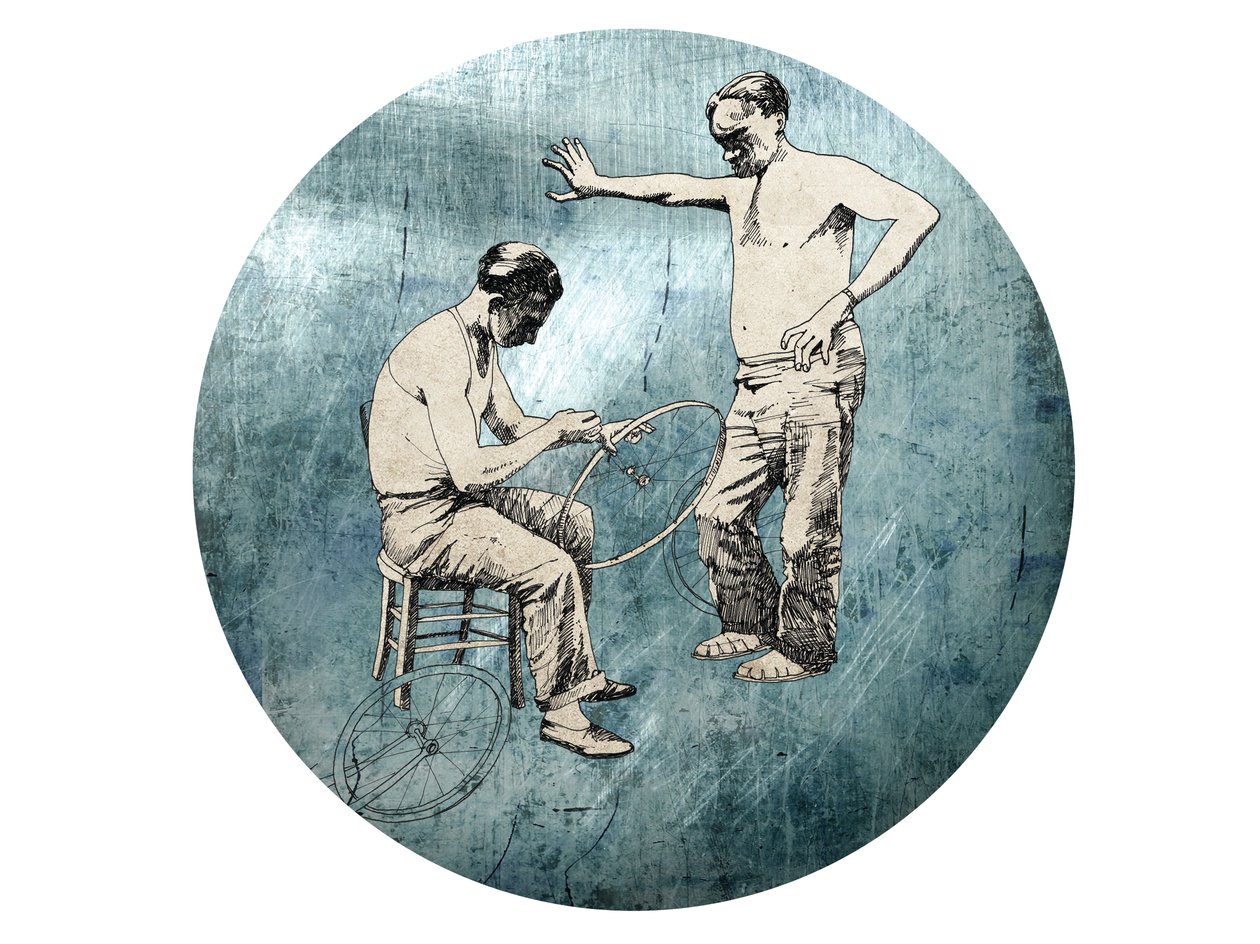 Old Timeys, 2014 (screentryck) av Eliza Southwood