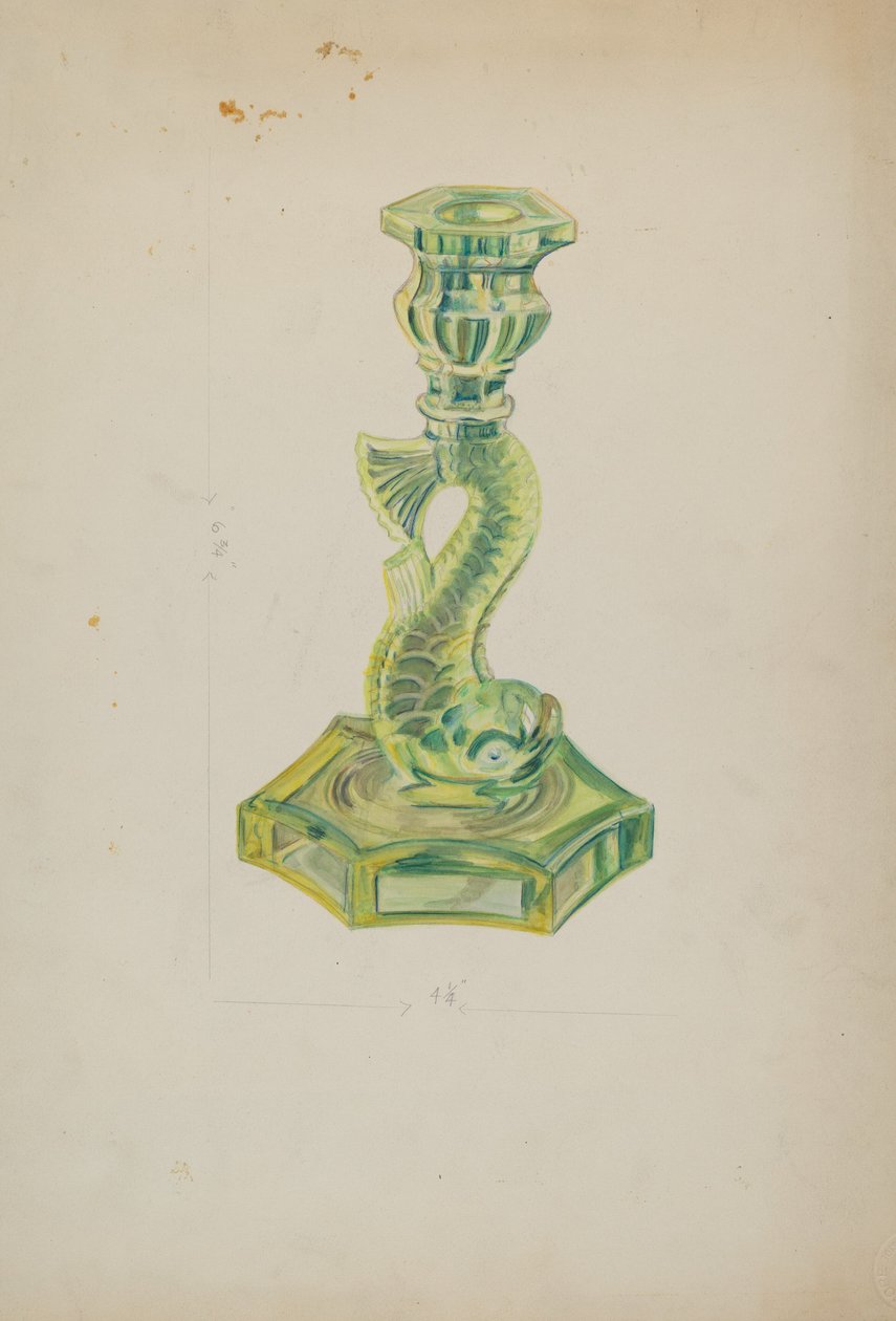 Delfinljusstake av Ella Josephine Sterling