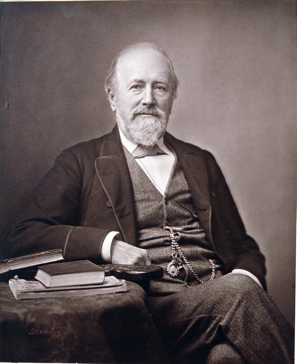 Edward Frankland (1825-99) av Elliott und Fry Studio