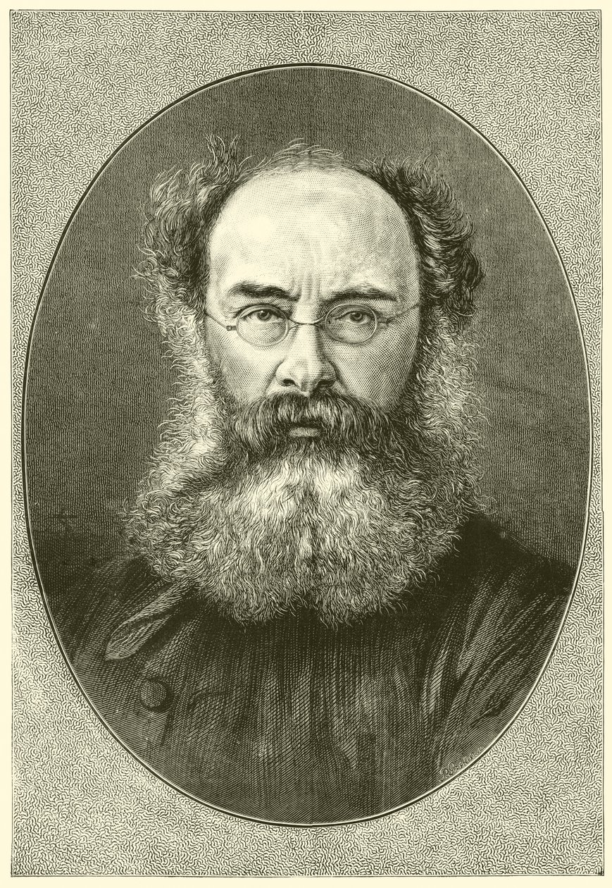 Porträtt av Anthony Trollope av Elliott und Fry Studio