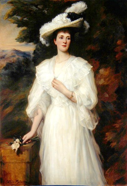 Porträtt av Edith, Lady Cunard av Ellis William Roberts
