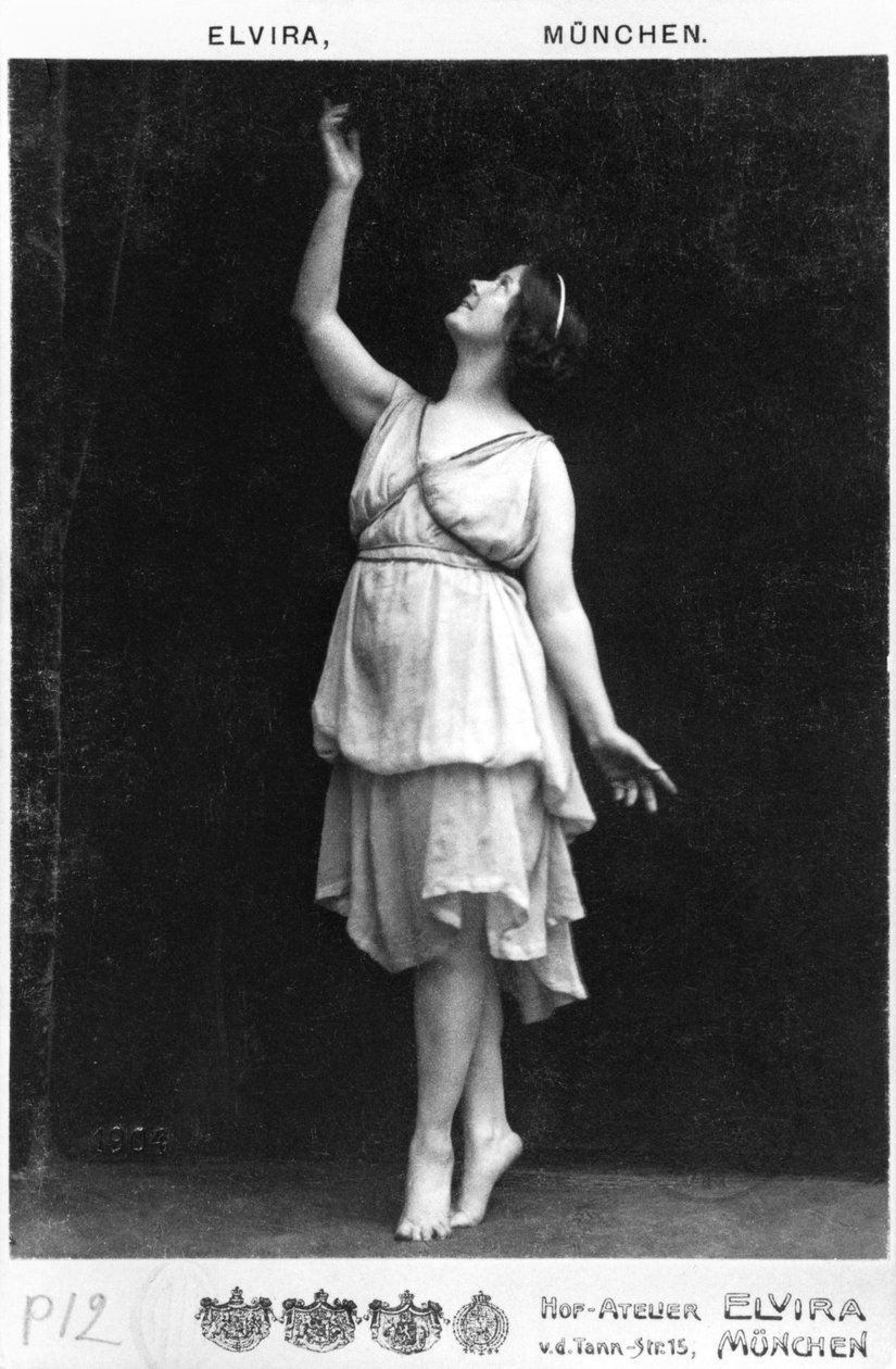 Isadora Duncan (1877-1927) c.1903-04 av Elvira Studio