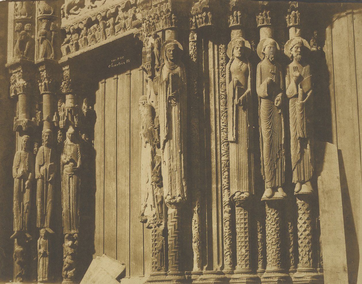 Chartres katedral, 1850-52. av Em. Pec