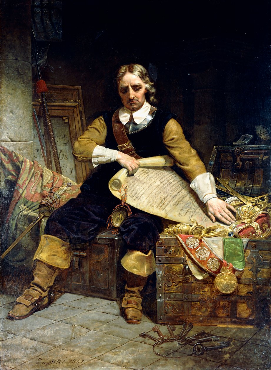 Oliver Cromwell, 1867 av Emanuel Gottlieb Leutze