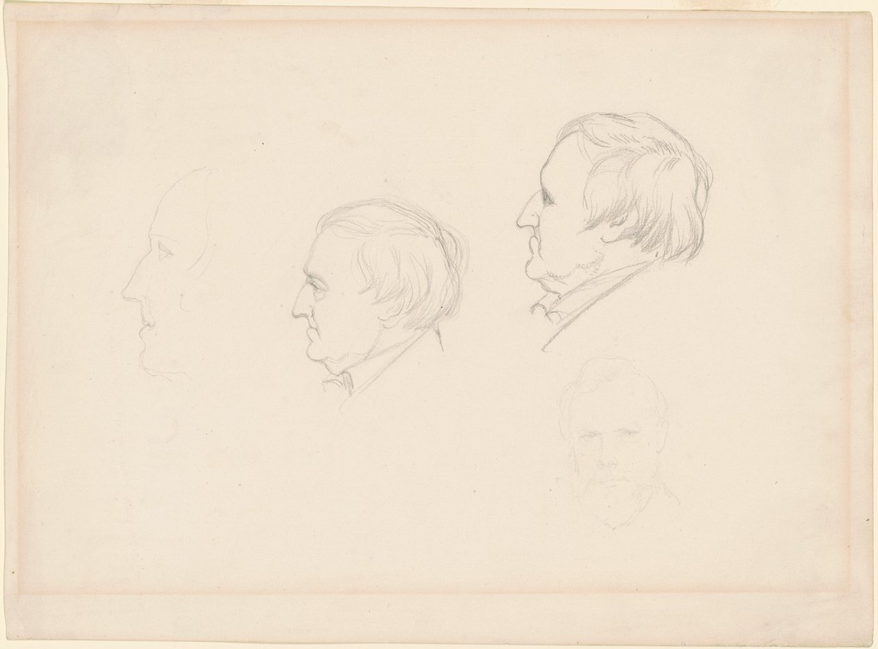 Studier av män av Emanuel Gottlieb Leutze
