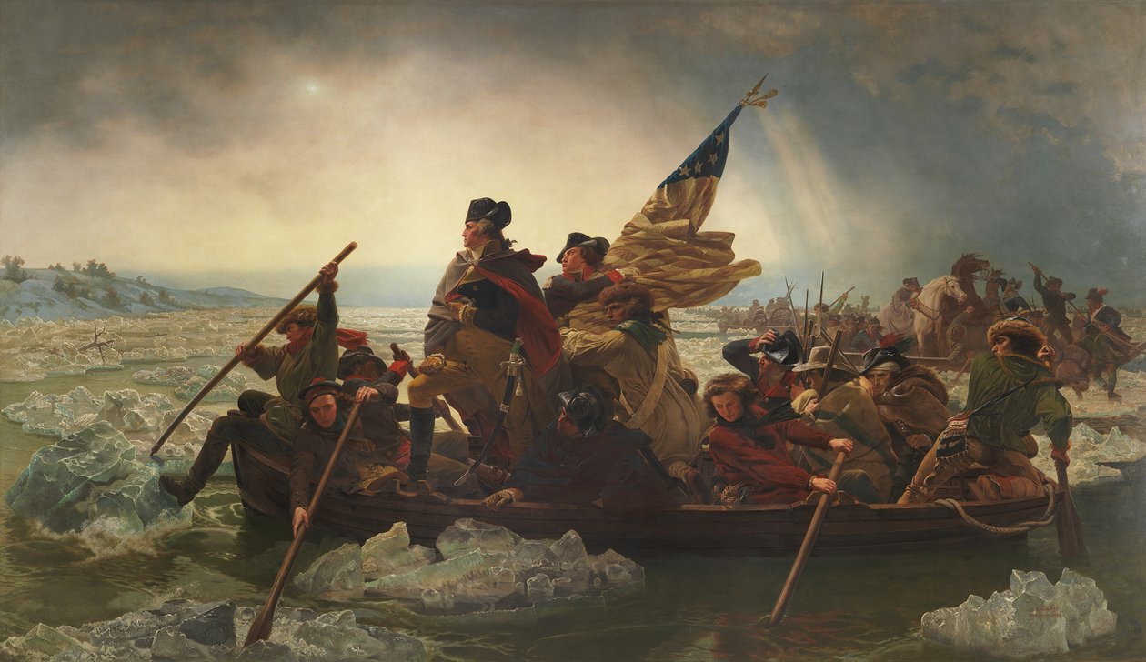 Washington korsar Delaware, 1851. av Emanuel Gottlieb Leutze
