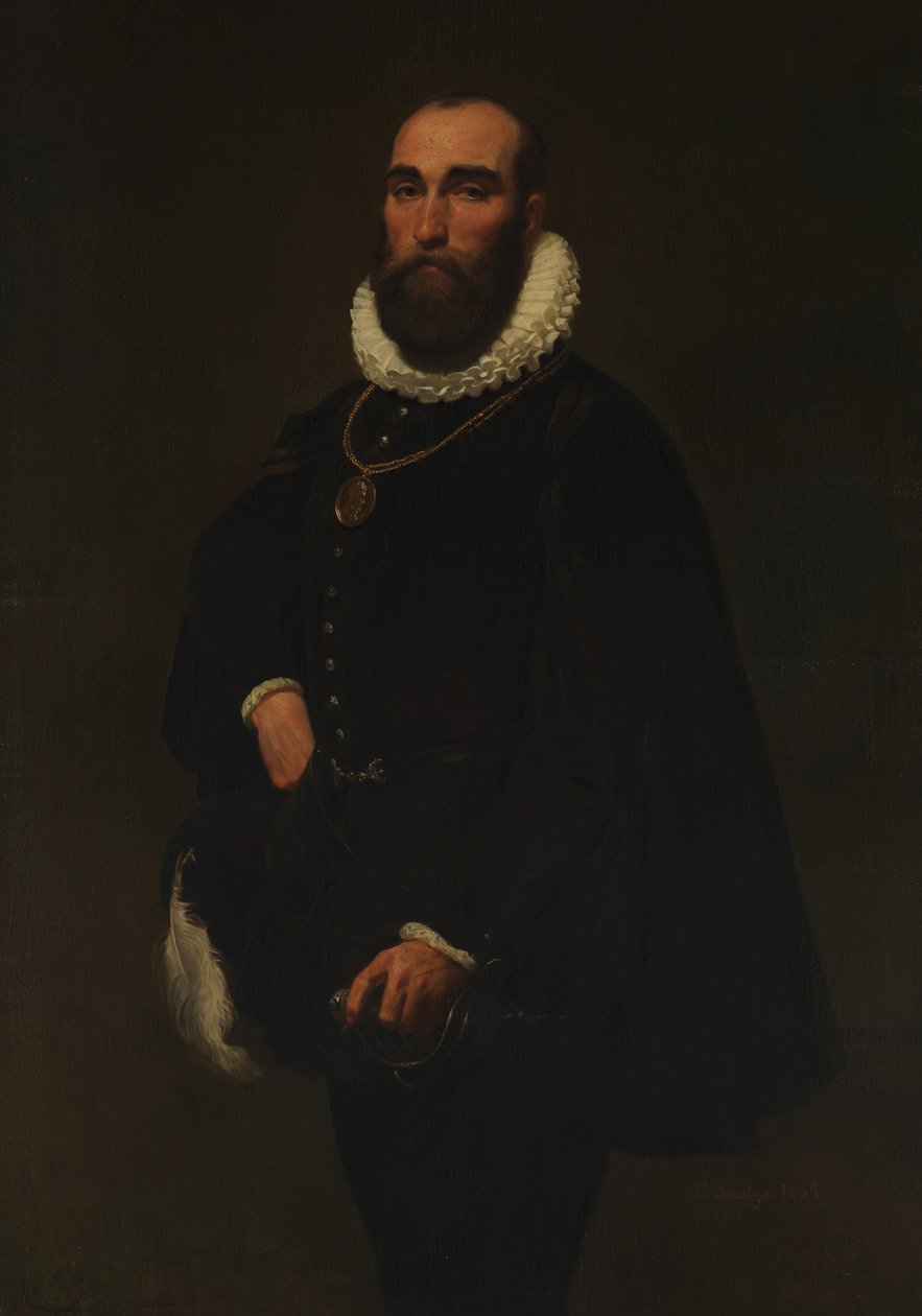 Worthington Whittredge, 1856 av Emanuel Gottlieb Leutze