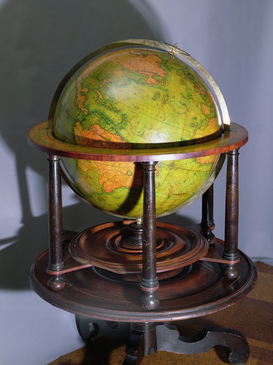Molyneux Globe (trä) av Emery Molyneux